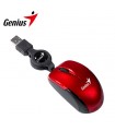 MOUSE USB GENIUS RETRACTIL MICRO TRAVELER V2 RUBY