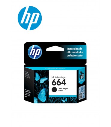 CARTUCHO TINTA HP 664 BLACK (F6V29AL) 2ML