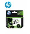 CARTUCHO TINTA HP 667XL BLACK (3YM81L) 8.5ML