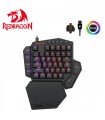 TECLADO GAMER REDRAGON RGB DITI BLACK SWITCH BROWN (K585RGB)