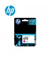 CARTUCHO TINTA HP 670 MAGENTA (CZ115AL) 3.5ML