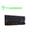 TECLADO GAMER T DAGGER BORA RAINBOW SPANISH RED SWITCH - T-TGK313-RD-SP