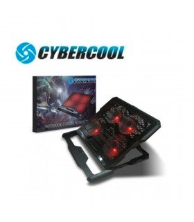 COOLER BASE NOTEBOOK CYBERCOOL GAMING HA-K4 (4 VENTILADORES)