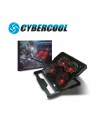 COOLER BASE NOTEBOOK CYBERCOOL GAMING HA-K4 (4 VENTILADORES)