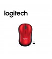 MOUSE INALÁMBRICO LOGITECH M185 RED (910-003635)