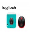 MOUSE USB LOGITECH INALAMBRICO BLACK/RED M190 (910-005904)