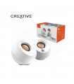 PARLANTES 2 CREATIVE PEBBLE SPEAKER WHITE