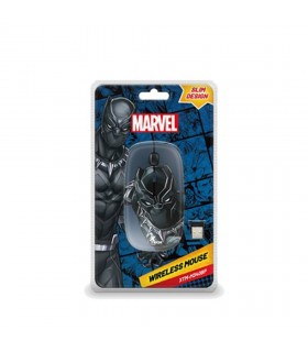 MOUSE INALAMBRICO XTECH MARVEL BLACK  PANTHER (XTM-M340BP)