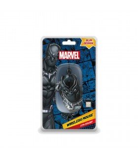 MOUSE INALAMBRICO XTECH MARVEL BLACK  PANTHER (XTM-M340BP)