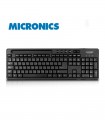 TECLADO MULTIMEDIA USB MICRONICS MAGNUS+ MIC K734