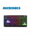 TECLADO GAMER USB MICRONICS  FISHER RAINBOW MIC K705