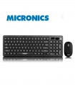 COMBO TECLADO + MOUSE MICRONICS LIQUID ONE MIC WT805