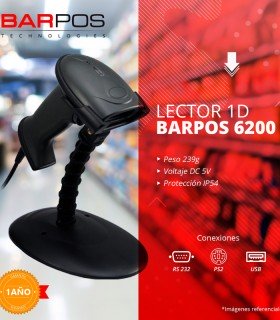 LECTOR DE CODIGO DE BARRAS BARPOS (WELL 6200)