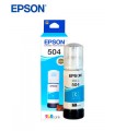 TINTA EPSON CYAN BOTELLA T504